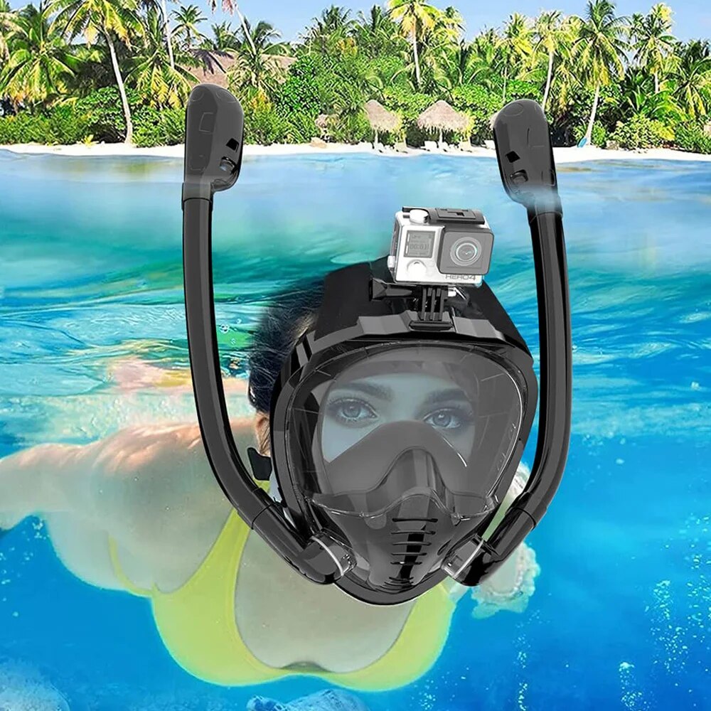 Snorkel Mask Full Face - Maska do snorkelingu pełnotwarzowa 180 °
