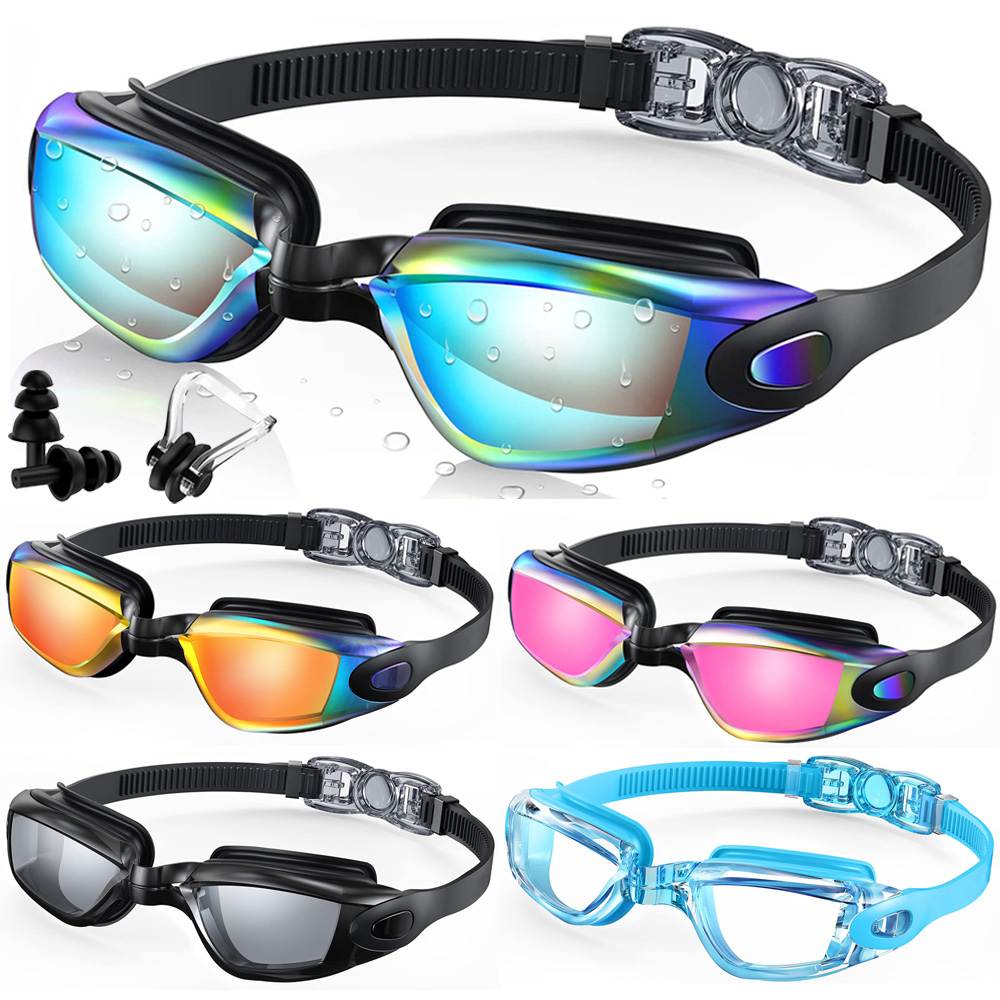 Swim Goggles Anti Fog Uv - Okulary pływackie Profesjonalne wodoodporne okulary pływackie