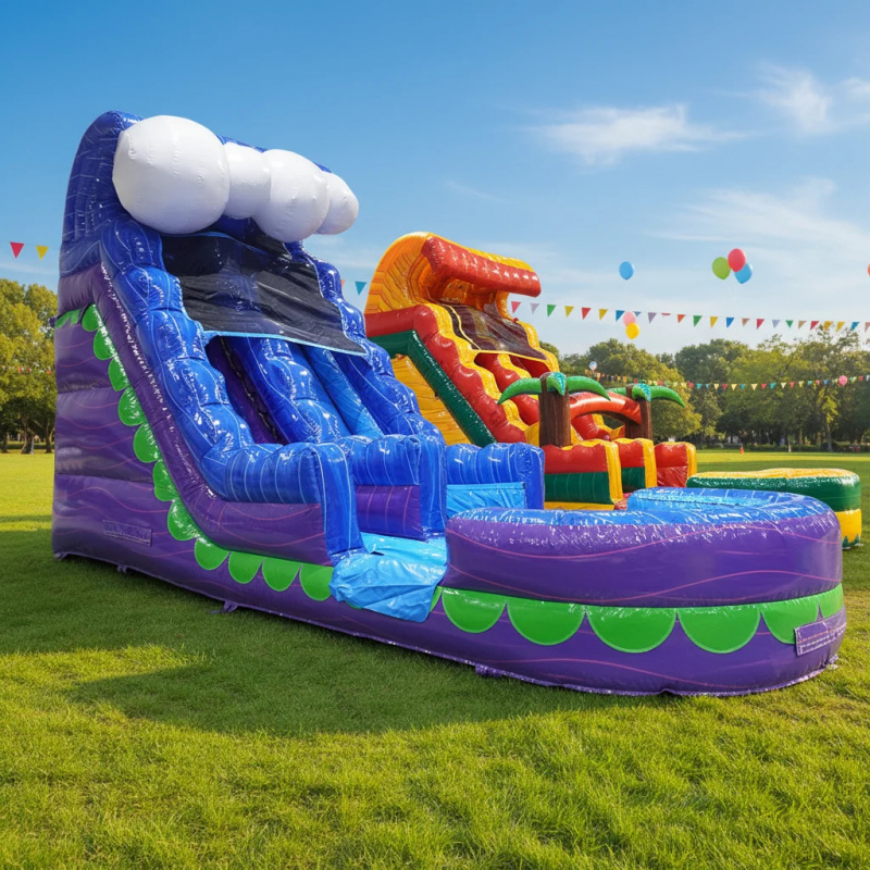 Water Slide Inflatable - Wypożyczalnia komercyjnych dmuchanych zjeżdżalni na podwórko