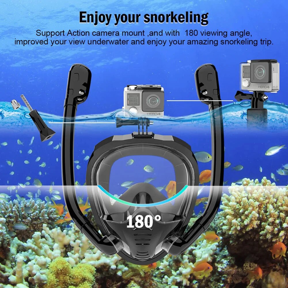 Maska do snorkelingu pełnotwar – Snorkel Mask Full Face recenzja i cena