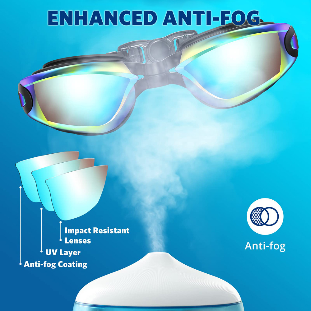 Okulary pływackie Profesjonaln – Swim Goggles Anti Fog Uv recenzja i cena