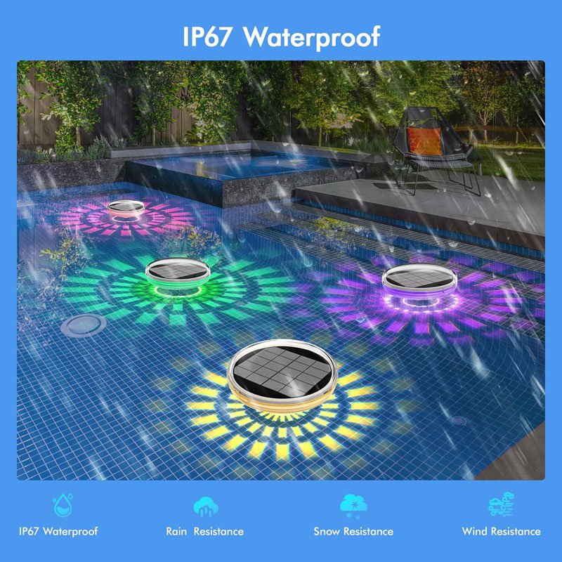 Lampy basenowe, solarnie ładow – Pool Light Solar Rechargeable recenzja i cena