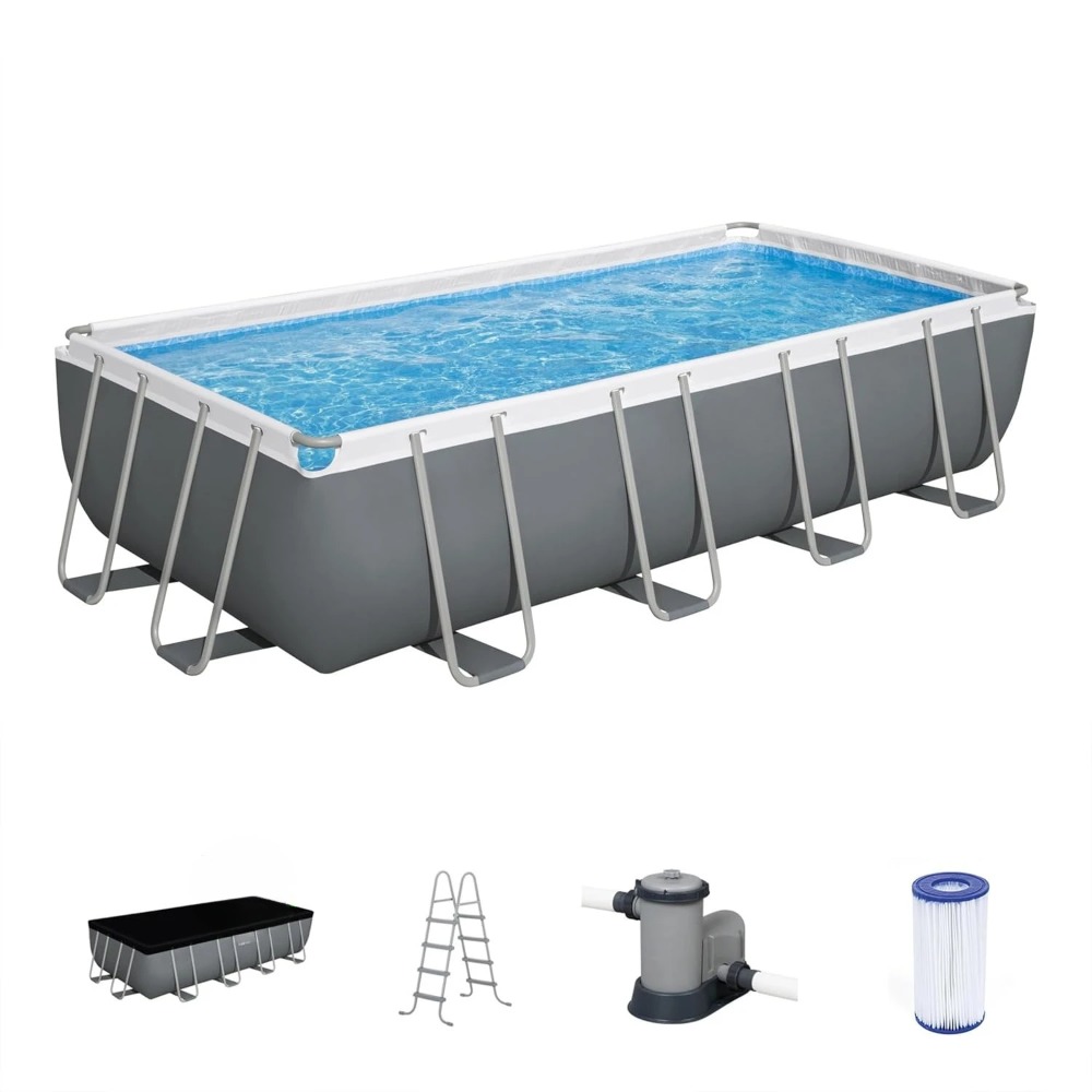 Prostokątny metalowy basen naz – Pool Ladder Above Ground recenzja i cena